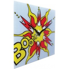 NeXtime klok 8173 Boom, 43x43 cm, Wall ,Red/ Yellow/ White NeXtime klok 8173 Boom, 43x43 cm, Wall ,Red/ Yellow/ White