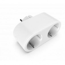 WOOX R6073 Dual Smart Plug is een slimme stekker met twee stopcontacten in 1 product