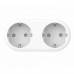 WOOX R6073 Dual Smart Plug is een slimme stekker met twee stopcontacten in 1 product