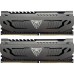 Patriot PVSR464G320C8K Viper Memory RGB DIMM Dual-Kit, 64GB, DDR4, 3200 MHz, CL18, 1.35v, BLACK HS