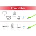 Equip 60764207101 Cat.6A U/FTP Flat Patch Cable, 3.0m, Green, 3 m, Cat6a, RJ45, Green Equip 60764207101 Cat.6A U/FTP Flat Patch Cable, 3.0m, Green, 3 m, Cat6a, RJ45, Green